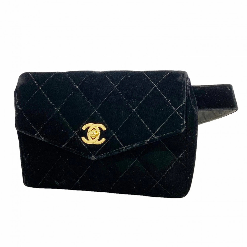 CHANEL Black Fanny Pack